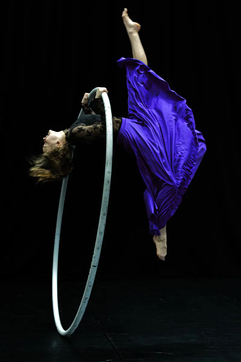 Paige Horil - Cyr Wheel Split Jump